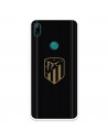 Atlético de Madrid Huawei P Smart Z Hülle Gold Crest Schwarzer Hintergrund – Atlético de Madrid Offizielle Lizenz