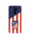 Atlético de Madrid Hülle für Xiaomi Redmi Note 8 Pro Atlético de Madrid Wappen Hintergrund – Atlético de Madrid Offizielle Lizen