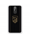 Atlético de Madrid Hülle für Xiaomi Redmi 8 Gold Crest Schwarzer Hintergrund – Atlético de Madrid Offizielle Lizenz