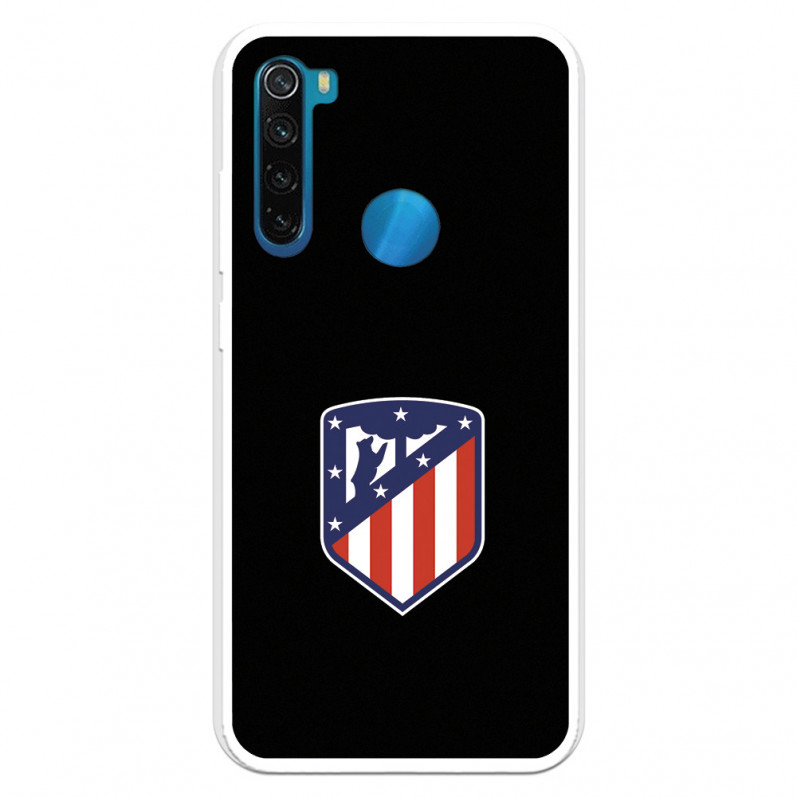 Atlético de Madrid Crest Case für Xiaomi Redmi Note 8 Schwarzer Hintergrund – Atlético de Madrid Offizielle Lizenz