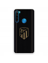 Atlético de Madrid Xiaomi Redmi Note 8 Gehäuse Gold Crest Schwarzer Hintergrund - Atlético de Madrid Offizielle Lizenz