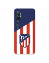 Atlético de Madrid Hülle für Xiaomi Mi Note 10 Atlético de Madrid Wappen Hintergrund – Atlético de Madrid Offizielle Lizenz