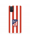 Atlético de Madrid Red and White Crest Samsung Galaxy A71 Hülle – Offizielle Lizenz von Atlético de Madrid