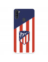 Atlético de Madrid Samsung Galaxy A11 Hülle Atletico de Madrid Wappen Hintergrund – Offizielle Lizenz von Atlético de Madrid