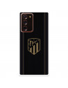 Atlético de Madrid Samsung Galaxy Note 20 Ultra Hülle Gold Crest Schwarzer Hintergrund – Offiziell lizensiert von Atlético de Ma
