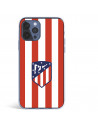Atlético de Madrid iPhone 12 -Hülle mit rotem und weißem Wappen – Offizielle Lizenz von Atlético de Madrid