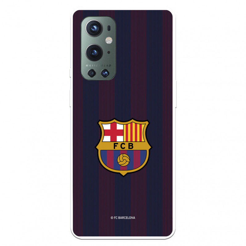 FC Barcelona OnePlus 9 Pro Hülle Blaugrana Lines - Offizielle FC Barcelona Lizenz