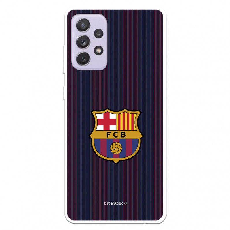 FC Barcelona Samsung Galaxy A72 5G Hülle Blaugrana Lines - FC Barcelona Offizielle Lizenz