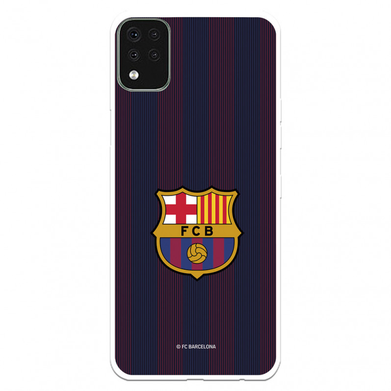 FC Barcelona LG K42 Case Blaugrana Lines - FC Barcelona Offizielle Lizenz