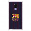 FC Barcelona Huawei Mate 20 X Hülle Blaugrana Lines - FC Barcelona Offizielle Lizenz