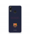 FC Barcelona Hülle für Huawei P Smart 2019 Barsa Blauer Hintergrund – FC Barcelona Offizielle Lizenz