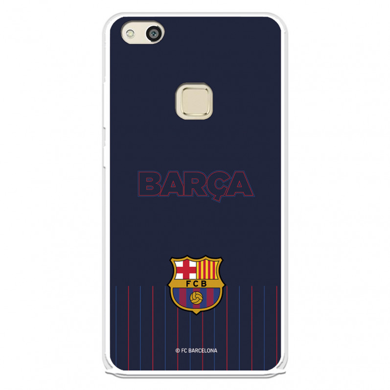 FC Barcelona Hülle für Huawei P10 Lite Barsa Blauer Hintergrund – FC Barcelona Offizielle Lizenz