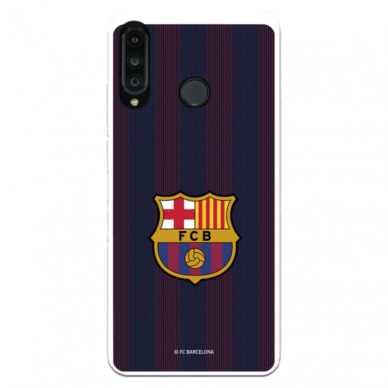 FC Barcelona Huawei P30 Lite Hülle Blaugrana Lines - FC Barcelona Offizielle Lizenz