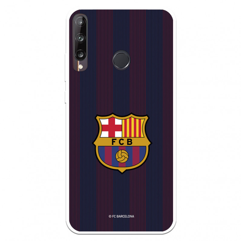 FC Barcelona Huawei P40 Lite E Hülle Blaugrana Lines - FC Barcelona Offizielle Lizenz