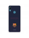 FC Barcelona Hülle für Huawei Y6 2019 Barsa Blauer Hintergrund – FC Barcelona Offizielle Lizenz