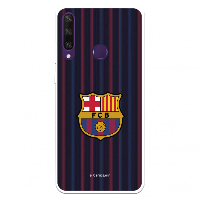 FC Barcelona Huawei Y6p Hülle Blaugrana Lines - FC Barcelona Offizielle Lizenz