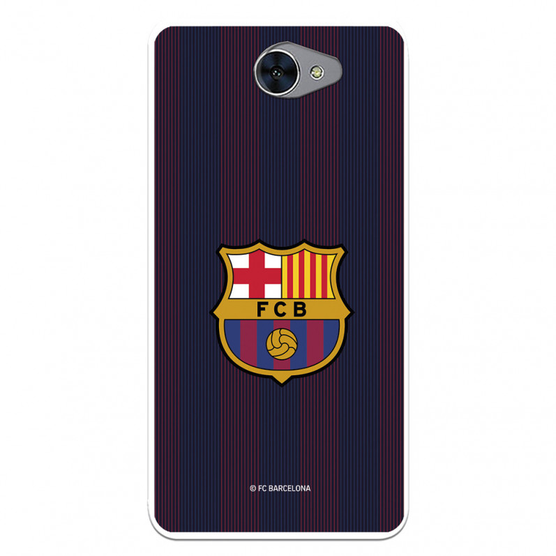 FC Barcelona Huawei Y7 Hülle Blaugrana Lines - FC Barcelona Offizielle Lizenz