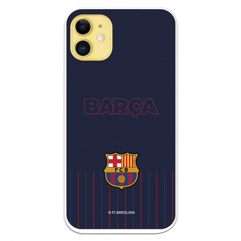 FC Barcelona Barsa iPhone 11 -Hülle mit blauem Hintergrund – offizielle FC Barcelona-Lizenz