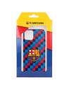 FC Barcelona Wappen Quadrate Hintergrund iPhone 11 Pro Hülle – Offizielle FC Barcelona Lizenz