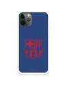 FC Barcelona Red Crest Blue Background iPhone 11 Pro Hülle – Offizielle FC Barcelona Lizenz