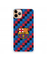 FC Barcelona Wappen Quadrate Hintergrund iPhone 11 Pro Max Hülle – Offizielle FC Barcelona Lizenz