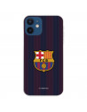 FC Barcelona iPhone 12 Mini Hülle Blaugrana Lines - FC Barcelona Offizielle Lizenz