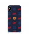 FC Barcelona iPhone X Hülle Rotes und blaues Design Wappen – FC Barcelona Offizielle Lizenz