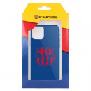 FC Barcelona iPhone XR Hülle Rotes Wappen Blauer Hintergrund – Offizielle FC Barcelona Lizenz