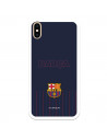 FC Barcelona iPhone XS Max Hülle Barsa Blauer Hintergrund – FC Barcelona Offizielle Lizenz