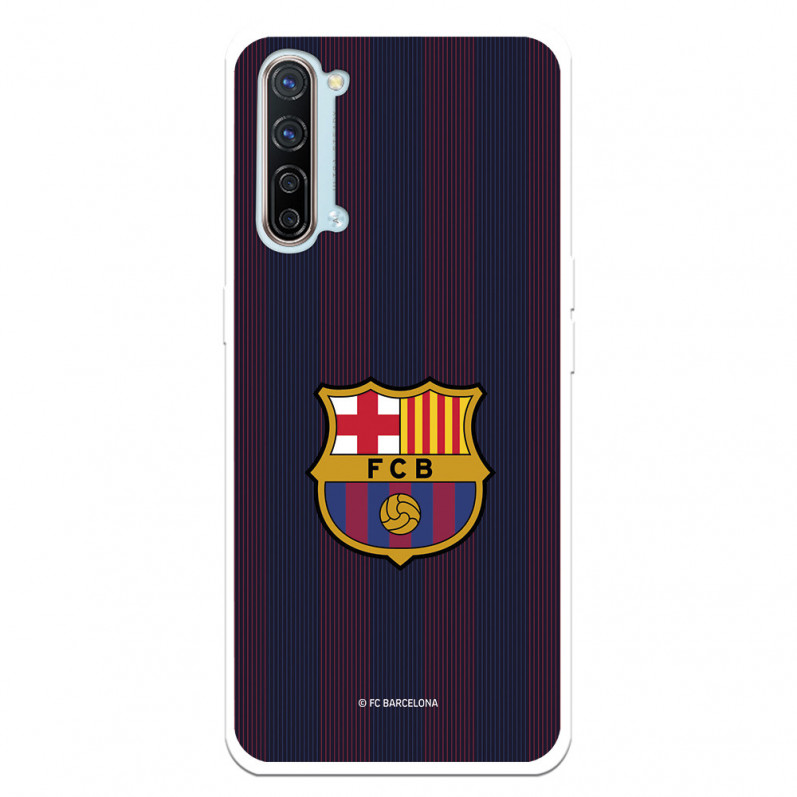 FC Barcelona Oppo Find X2 Lite Hülle Blaugrana Lines – FC Barcelona Offizielle Lizenz