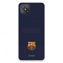 Hülle für Oppo Reno 4Z FC Barcelona Barsa Blauer Hintergrund – FC Barcelona Offizielle Lizenz