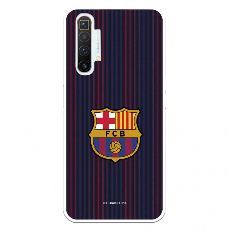 FC Barcelona Realme X2 Case Blaugrana Lines - Offizielle FC Barcelona Lizenz