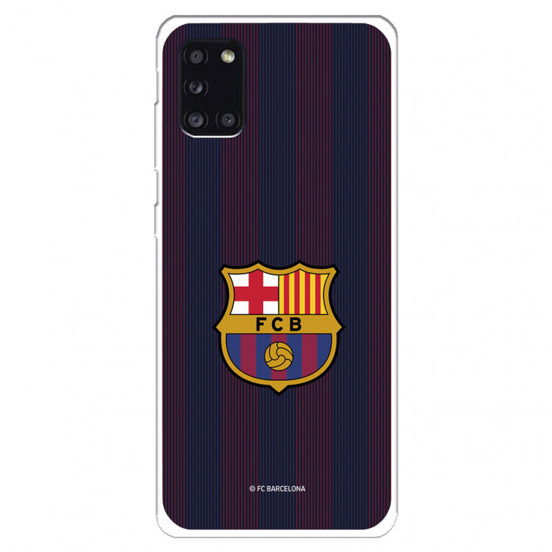 FC Barcelona Samsung Galaxy A31 Hülle Blaugrana Lines – FC Barcelona Offizielle Lizenz