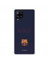 Samsung Galaxy A42 5G Hülle FC Barcelona Barsa Blauer Hintergrund – FC Barcelona Offizielle Lizenz