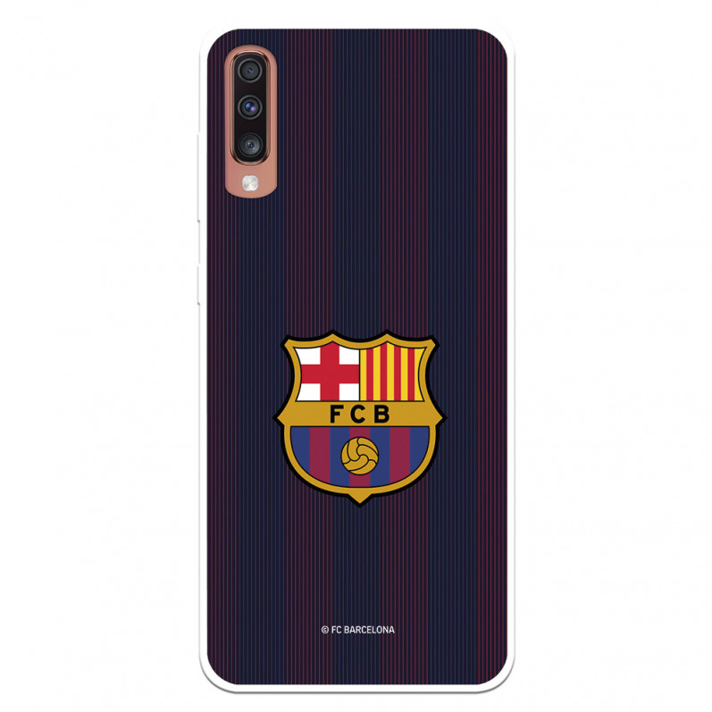 FC Barcelona Samsung Galaxy A70 Hülle Blaugrana Lines – FC Barcelona Offizielle Lizenz