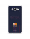 Hülle für Samsung Galaxy J7 2016 FC Barcelona Barsa Blauer Hintergrund – FC Barcelona Offizielle Lizenz