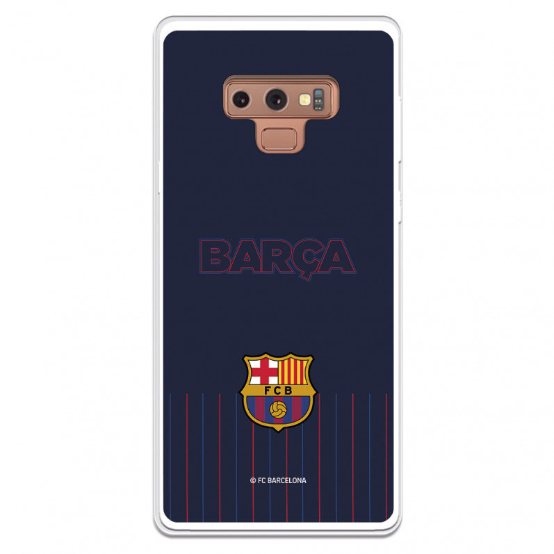 FC Barcelona Barsa Samsung Galaxy Note9 blauem Hintergrund – Offizielle Lizenz des FC Barcelona