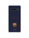 FC Barcelona Barsa Blauer Hintergrund Samsung Galaxy S10 Plus Hülle – Offizielle FC Barcelona Lizenz