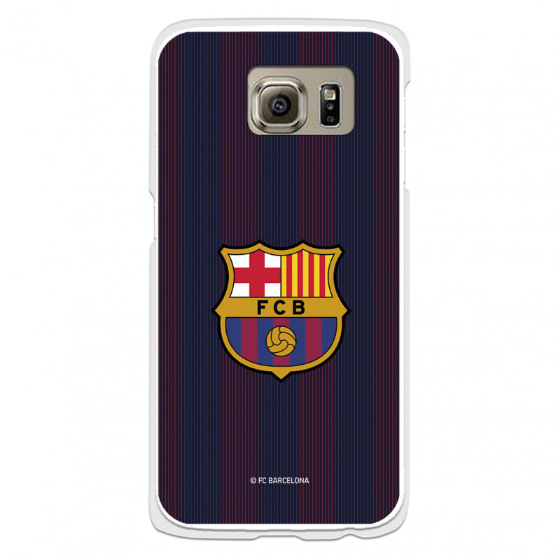 FC Barcelona Samsung Galaxy S6 Hülle Blaugrana Lines – FC Barcelona Offizielle Lizenz