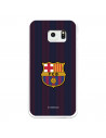 FC Barcelona Samsung Galaxy S6 Edge Hülle Blaugrana Lines - FC Barcelona Offizielle Lizenz