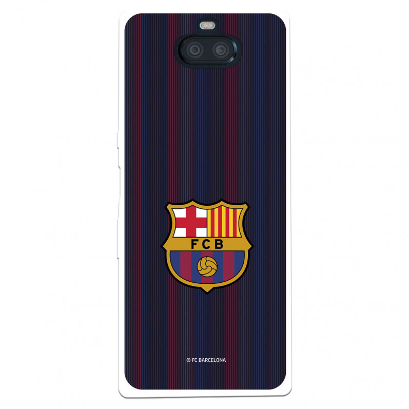 FC Barcelona Sony Xperia 10 Plus Hülle Blaugrana Lines - FC Barcelona Offizielle Lizenz