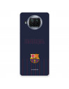 Hülle für Xiaomi Mi 10T Lite FC Barcelona Barsa Blauer Hintergrund - FC Barcelona Offizielle Lizenz