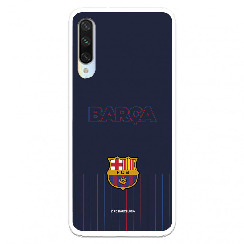 FC Barcelona Hülle für Xiaomi Mi A3 Barsa Blauer Hintergrund – FC Barcelona Offizielle Lizenz