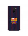 FC Barcelona Xiaomi Pocophone F1 Hülle Blaugrana Lines - FC Barcelona Offizielle Lizenz