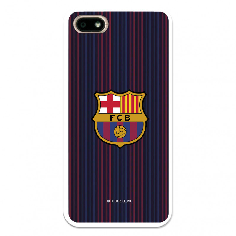 FC Barcelona Xiaomi Redmi 6A Gehäuse Blaugrana Lines - FC Barcelona Offizielle Lizenz