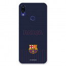 FC Barcelona Barsa Hülle für Xiaomi Redmi 7 Blauer Hintergrund – FC Barcelona Offizielle Lizenz