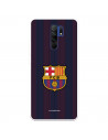 FC Barcelona Xiaomi Redmi 9 Hülle Blaugrana Lines - FC Barcelona Offizielle Lizenz