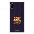 FC Barcelona Xiaomi Redmi Note 5 Pro Hülle Blaugrana Lines - FC Barcelona Offizielle Lizenz