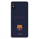 FC Barcelona Hülle für Xiaomi Redmi Note 6 Barsa Blauer Hintergrund – FC Barcelona Offizielle Lizenz