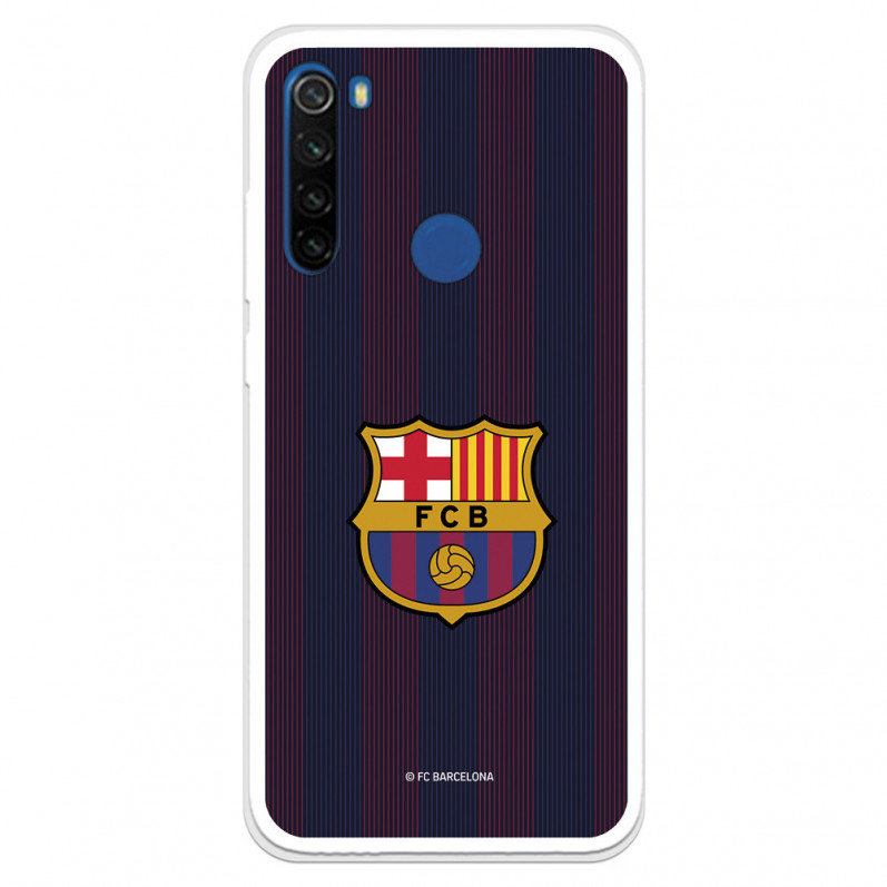 FC Barcelona Xiaomi Redmi Note 8T Gehäuse Blaugrana Lines - FC Barcelona Offizielle Lizenz
